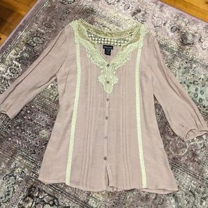 Like New Wet Seal Boho Blouse
